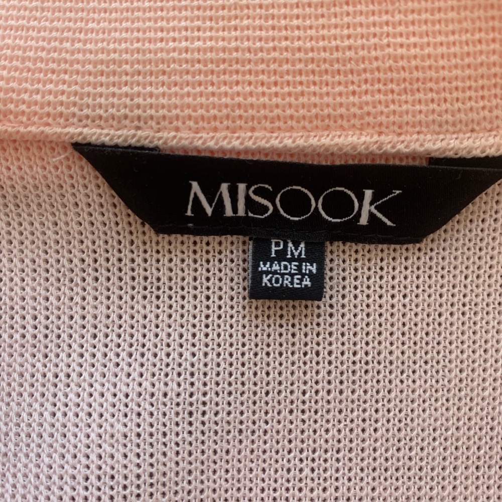 Misook Light Pink Blazer with Gold Buttons - Picture 3 of 3